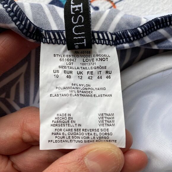 Miraclesuit Tankini Swimsuit Top 10 Love Knot Underwire Flyaway Tummy Control - Picture 5 of 8